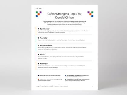 Strengths Finder